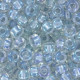 Miyuki seed beads 6/0 - Pearlized effect crystal light sapphire ab 6-3644